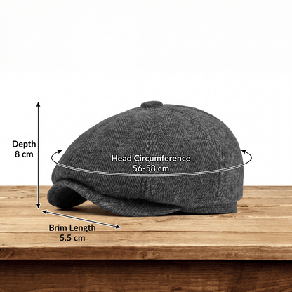 Herringbone Earflap Cap