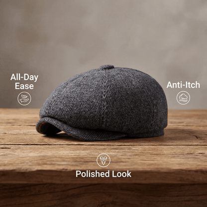 Herringbone Earflap Cap