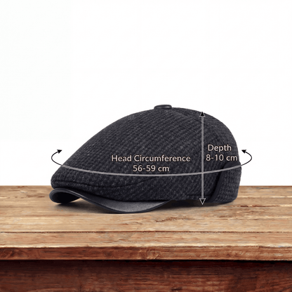 Wool Ear Flap Cap