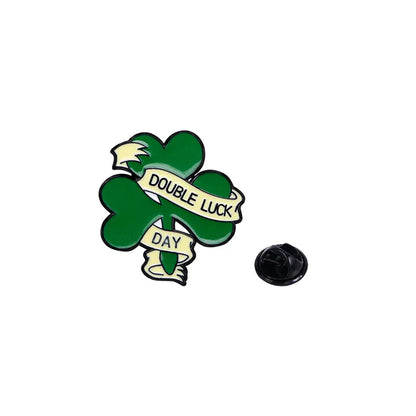 sint patrick's day lucky cap pins