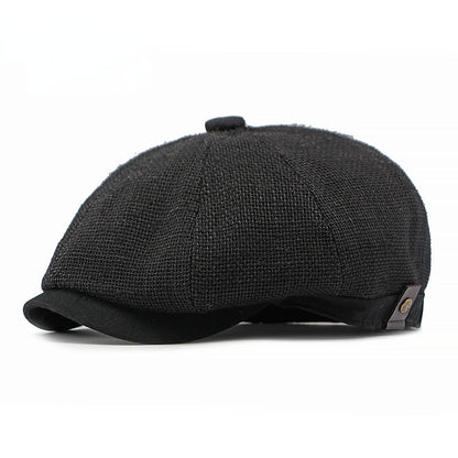 Linen Crown Cap