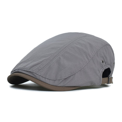 Pinstripe Cotton Cap