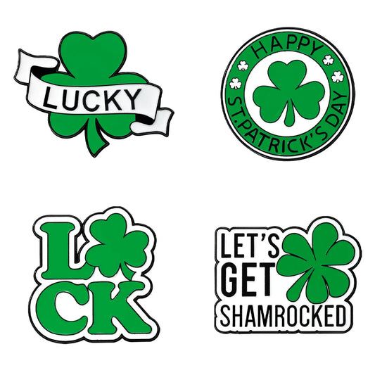 the sint patrick's day cap pins