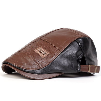 Quilted Leather Cap